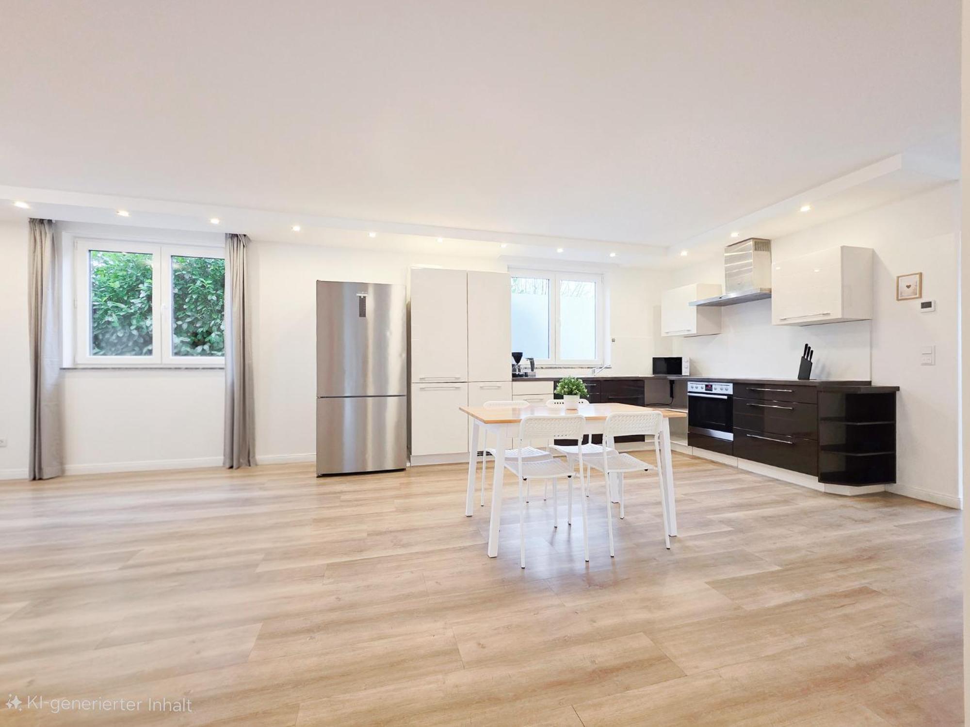 Apartment Raj Living - 6 Haus - Grosse Kueche - Garten - Parkplatz - 25min Messe Dus *
